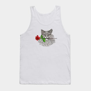 Valentine's Cat Tank Top